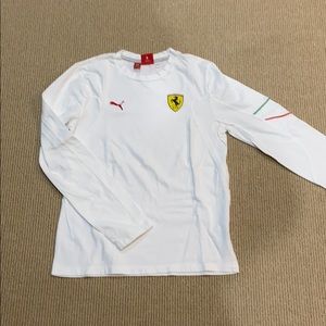 Ferrari white puma top